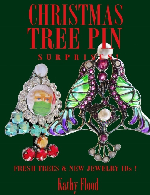 Christmas Tree Pins From Bijoutrees Jeweled Forest 